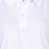 Ketex White Cotton Blend Polo Neck Tshirt