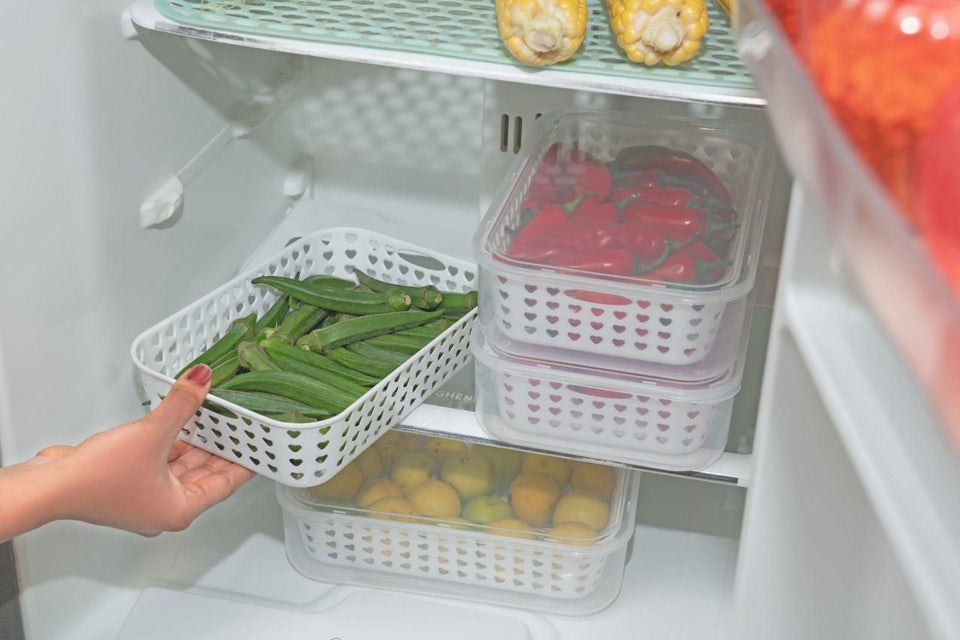 2 in 1 Multi Storage Boxes Freezer Storage Containers