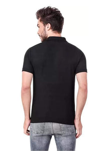 Poly Matte Solid Half Sleeves Mens Polo T-Shirt Pack Of 3