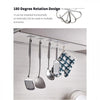 Hooks-Transparent Self Adhesive Hooks Hanger(Pack of 12)
