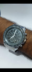 BD Men Silver Stainless Steel Strap Watch