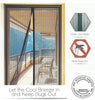 Door Curtain-Mesh Screen Net Home Magnetic Foldable Anti Mosquito Door Curtains (Pack of 2)