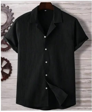Men's Ice Silk Quick-Drying Shirt Black