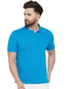 Cotton Matty Solid Half Sleeves Mens Polo Neck T-Shirt Pack Of 3