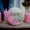 2 Pcs Sun Moon Double Shade Design Hand Poured Pure Soy Wax Scented Candle